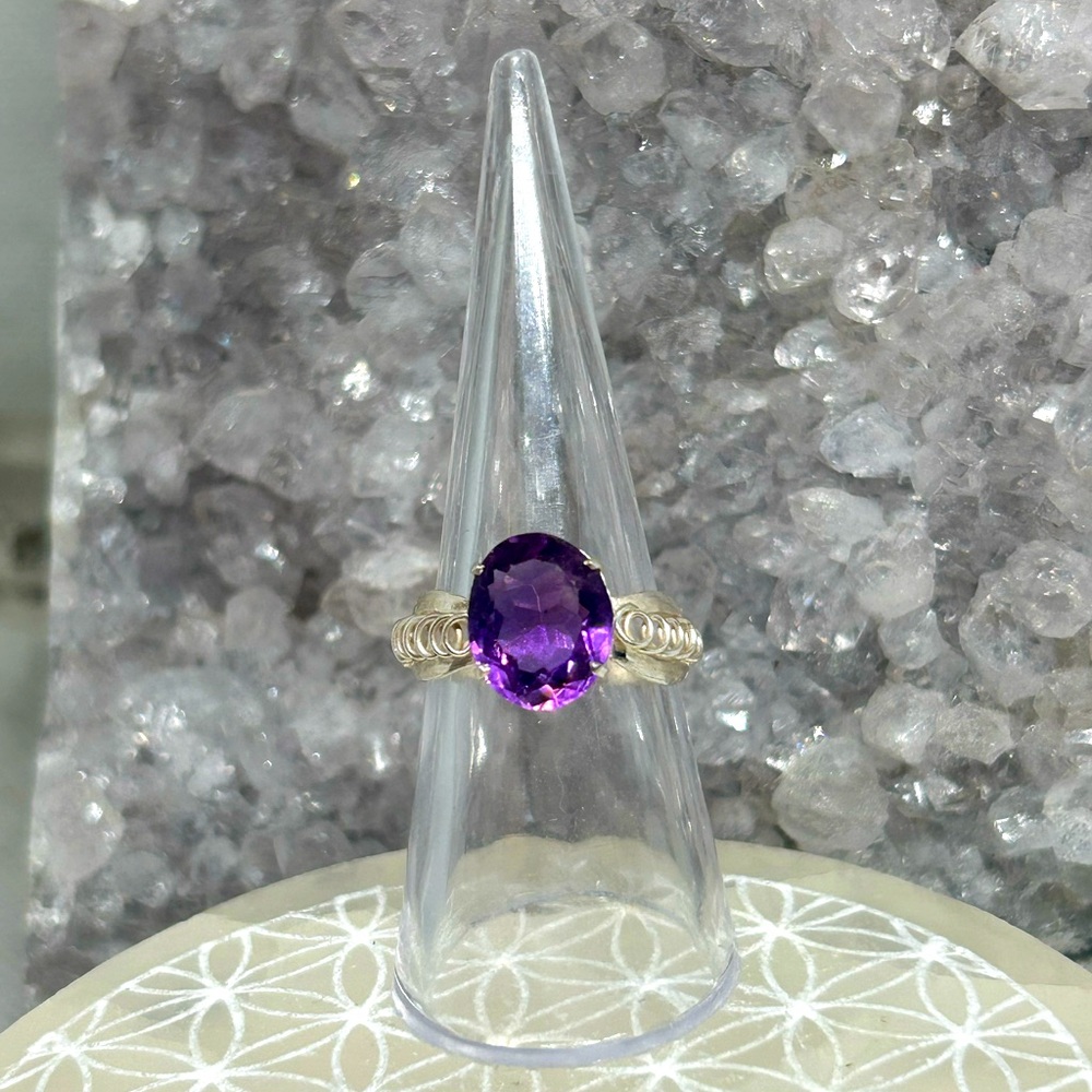 Amethyst Sterling Silver Ring